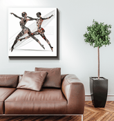 Bold Women s Dance Expression Wrapped Canvas - Beyond T-shirts